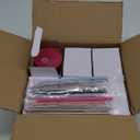 6Pcs 20oz Acrylic Tumbler with Handle, Plastic Cups with Lids and Straw, Iced Coffee Cup with Mix Color Lids for Cold Drinks, Coffee, Soda, Tea, Milk, Juice (6Pack)