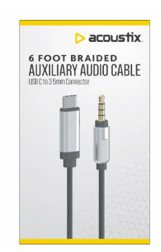 ACX 6FT USB C TO 3.5MM CABLE