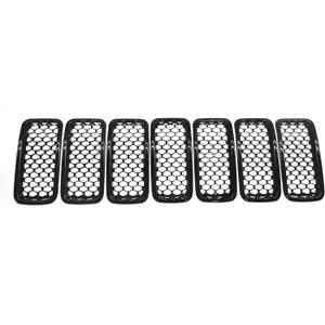 Chrome Delete Black Front Grille Overlay with Secure Adhesive Tape for 2019-2023 Jeep Renegade | Easy Installation - No Tools Needed | US Patented