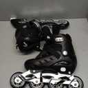 MammyGol Adults Adjustable Inline Skates, Safe and Durable Roller Skates with Giant Wheels, High Performance Professional Skates for Men Women Youth (X-Large - Adult (6-8 Men/7-9 Women), Black)