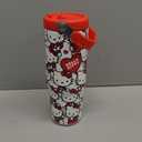 Get Trend Hello Kitty Sanrio Tumbler with Straw 30oz Girls Teens Women Insulated Cup with Lid Travel Mug for School, Sports, Kawaii Gifts for Girls (Aop Hello Kitty)