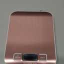 Food Scale, 11lb Kitchen Scale with 6 Units Tare Function & LCD Display, 0.05oz/1g Stainless Steel Digital Food Scale Grams and Ounces for Baking, Cooking, Dieting and Meal Prep (Pink)