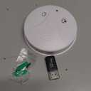 Security Camera Smoke Detector Hidden Camera 1080P WiFi Indoor Cam with Night Vision Motion Detection Real-Time Spy Camera for Home Office Safety