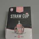 GROSMIMI Spill Proof no Spill Magic Sippy Cup with Straw with Handle for Baby and Toddlers, Customizable, PPSU, BPA Free 6 oz (Pink)