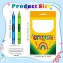 Back to School Photo Booth Props Set - Crayon Box Frame, Giant Crayon Balloons, First Day of School Classroom Decorations and Party Supplies (Crayon-Banner)