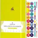 Clever Fox Wellness Planner - Weekly & Daily Health and Wellness Log, Food Journal & Meal Planner Diary for Calorie Counting, Notebook for Medical Condition Tracking, A5-Sized - Neon Yellow