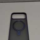 TORRAS for iPhone 17 Pro Max Case with Stand, Compatible with MagSafe, 4X Military Grade Protection, Camera Control Button Translucent Slim Phone Case for iPhone 17 Pro Max 6.9", Deep Blue