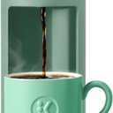 Keurig K-Mini Mate Single Serve K-Cup Pod Coffee Maker, Brews Up to 12 oz Cup, Compact Portable Coffee Machine for Small Spaces, Great for Dorms & Offices, Glamping Green
