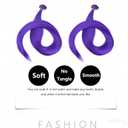 Purple Hair ExtensionsPurple Braiding Hair 26 Inch Pre Stretched Braiding Hair ExtensionsSuitable For Stage Parties, Christmas Gifts And Cosplay (1 Packs)