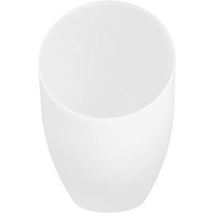 Horseshoe Lamp Shade Replacement Cover for Floor Lamp Decorative Plastic Light Shade Easy to Install Compact Design for Home Decor (13.00X8.50X8.50CM, White 1)