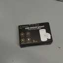 L LOHAS LED Night Light Plug in, Night Lights Plug into Wall, Light Sensor, 0-100LM, Soft White 3000K, Dimmable Night Light, Modern Nightlight for Hallway Bedroom Stairway, 2 Pack