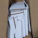 Huuger Paint Night Stand with Charger Station and USB-C Port, 3 Drawer Nightstands Set of 2, Larger Wider Bedside Table, Modern End Table, for Bedroom, White Nightstand