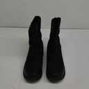 SILENTCARE Mens Winter Mid-Calf Snow Boot Fur Warm Waterproof Slip On Outdoor Athletic Size 12
