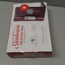 Sunbeam XL Back Neck and Shoulder Heat Therapy 12 x 24 with Auto Shut Off 6 Settings Machine-Washable Comfortable Microplush Fabric - Burgundy