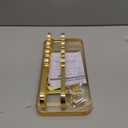 YOOLENS Electric Toothbrush Holder for Bathroom Countertop 5 Metal Slots Toothpaste Razor Mouthwash Organizer, Gold