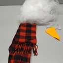 Haysandy 3 Pcs Snowman Christmas Costume Kit for Women, Snowman  Carrot Nose Scarf White 5 Layers Tutu Skirt