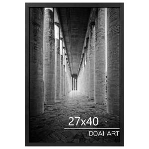 DOAI ART 27x40 Poster Frame Black, Poster Frames 27 x 40 inches