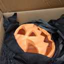 Haunted Hill Farm 6.0-Ft Poseable Lighted Pumpkin Witch with Sound