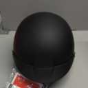 GLX M14 Open Face Motorcycle Helmet - Matte Black, XX-Large - DOT Approved
