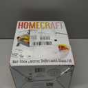 HomeCraft 7-Inch Electric Non-Stick Skillet, Adjustable Temperature Control, Cool-Touch Handle with Tempered Glass Lid, Perfect For Healthy Keto & Low-Carb Diets, Rice Bowls, & Eggs