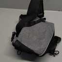 Gloppie Dog Sling Carrier for Small Dogs - Hands Free Pet Carrier, Breathable Mesh Puppy Carrier Bag for Cats and Dogs Up to 10 lbs, Travel & Vet Visits, Grey, Medium