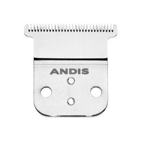 Andis Carbon Stainless-Steel Deep-Tooth Replacement T-Blade  for Model D-8, Slim-Line Pro-Li Cord/Cordless Trimmer - Close & Sharp Cutting, Zero-Gapped, Dependable & Long-Life Blade  Silver
