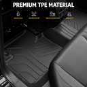 Floor Mats for Honda Accord 2018-2022, All Weather Floor Mats Trunk Cargo Liner and Door Sill Guards Accessories, Full Coverage Set