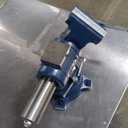 Yost Vises 750-E Multi-Jaw Rotating Vise System | 2 in 1 Multipurpose Bench and Pipe Vise | Secure Grip with Swivel Base | Made with a Combination of Ductile Iron & Hardened Steel | Medium, Blue