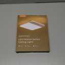 FULEN Motion Sensor Ceiling Light Fixture, Cordless Closet Light Battery Operated, Rechargeable Magnetic Mount LED Shower Light for Bathroom,Stairs,Garage,Hallway, Color Change, 2 Pack (White)