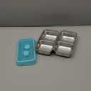 Stainless Steel Snack Containers, 2 Pack Grab and Go Snack Containers Reusable, Double Compartment Food Storage Containers with Lids, Lunch Box Containers for Travel, Outdoor Camping and Daily Use