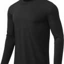 Men's Long Sleeve Shirts Moisture Wicking UPF 50+ Sun Protection Athletic T-Shirts for Fishing Workout Swim Gym, XL