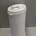 Ubbi Steel Diaper Pail, Odor Locking, No Special Bag Required, Award-Winning, Registry Must-Have, White