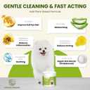 PawSono Eye Wipes for Dogs & Cats, Hypoallergenic Dog Eye Wipes Cleaner, Soothing Cleaning Grooming Pet Wipes Gently Remove Tear Stain, Eye Debris, Discharge, Mucus, Deodorizing