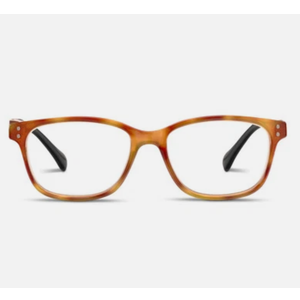 Women's Nature Walk-Amber Tortoise/Black +2.75 Soft Square Reading Glasses