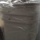 Mind Reader Slim Laundry Hamper with Lid, 60L Tall Clothes Baskets, Narrow Tapered Design for Bathrooms Closets and Laundry Rooms, Plastic, 3 Pack, Ivory