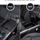 JOYTUTUS Center Console Lock Box Compatible with 2021-2023 F150, Armrest Storage Security Box with 3-Digit Combination Lock, F150 Accessories (NOT fit XLT/STX/Raptor Version)
