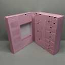 Baby Bliss Baby Keepsake Box - Baby Memory Box - Baby Girl Keepsake Box Tins Memory Box Pregnancy Baby Bubbs Storage Box Baby First Year Box Library Baby All-in-One Organizer, Pink