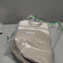 Large Laundry Hamper, Tall Woven Storage Basket for Blankets, Cotton Baby Nursery Hamper, Toys and Dirty Clothes in Bedroom and Living Room Organizing - 58L Brown & White