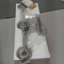 3-Light Bathroom Vanity Light, Modern Brushed Nickel Wall Lights with Clear Glass Shades, Bathroom Wall Sconce Lamp for Mirror Living Room Bedroom Hallway