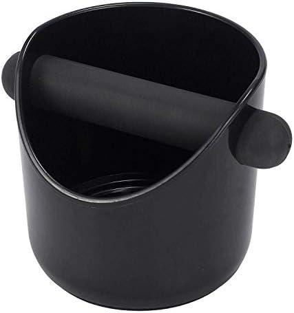 Absorbent Durable Barista Style Coffee Knock Box With Removable Knock Bar and Non-Slip Base Espresso Dump Bin Coffee grounds container