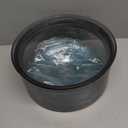 Decflow 1.2Gallon Dog Water Bowl No Spill, 4.5L Large Capacity Spill Proof Dog Bowls with Transparent Floating Disk, No Splash Slow Drinking Dog Bowl for Sloppy Messy Drinkers (Clear)