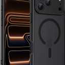 MYY Magnetic for iPhone 17 Pro Max Case, Upgraded [Full Camera Protection] [Compatible with Magsafe] [Translucent Matte] Military-Grade Drop Shockproof Protective Phone Cover 6.9 Inch, Matte Black