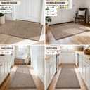 PURRUGS Dirt Trapping Door Mat 32" x 47", Non-Slip Machine Washable Entry Rug, Entrance Mat, Indoor Front Door Mat, Super Absorbent Entryway Rug for Muddy Shoes & Paws, Heathered Beige