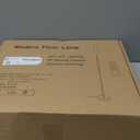 Nukanu Floor Lamp with Remote Control,Bright Floor Lamps for Living Room/Bedroom/Office, Stepless Adjustable 3000K-6000K Colors and 10-100% Brightness,Standing Light with Foot Switch (Black)