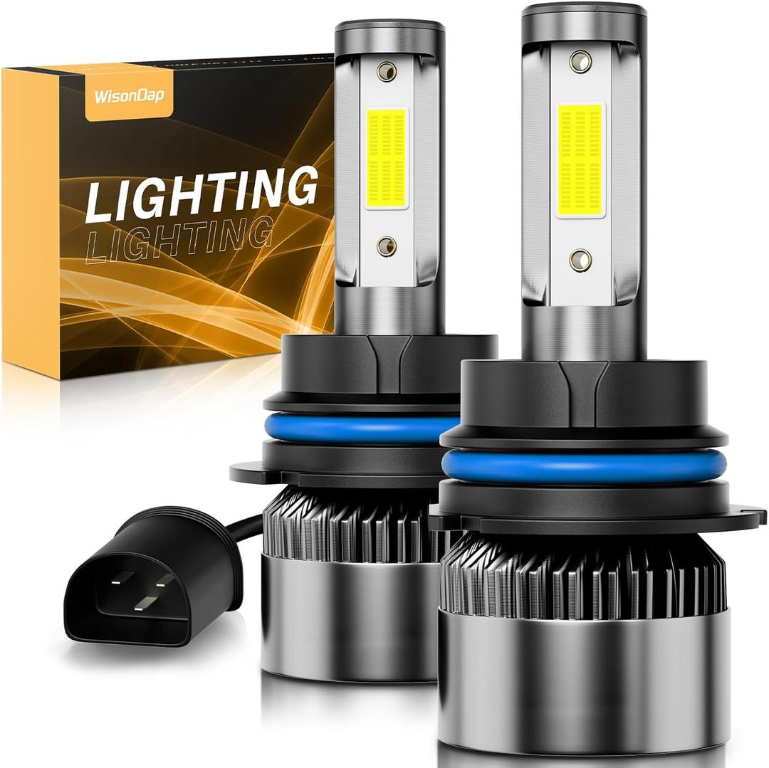 𝟫𝟢𝟢𝟦/𝖧𝖡𝟣 6500K Cool White, 60000LM 900% Brighter, Backup Plug & Play IP68 Waterproof Replacement with 2pcs 194 168 T10 2825 Bulb for Interior Off-Road Lights
