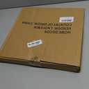 Round Wood Serving Tray with Beads, White Washed Wooden Decorative Tray for Entertaining, Decoration, and Gifting (13")