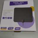 HDTV Antenna 350+ Mile Range - Indoor Outdoor Digital TV Antenna with Signal Booster, Supports 4K 1080P HD Channels, Weatherproof Design for Attic/Window/Wall Mount Digital HDTV Antenna