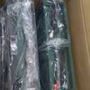 LP&No.1 Record Player with Stereo Bookshelf Speakers, Vintage 3-Speed Belt Drive Turntable, Wireless Input, RCA Output, Auto Stop Function | Dark Green