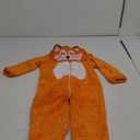Spooktacular Creations Halloween Baby Fox Pajama, Romper Toddler Animal Costume One-piece Pajama, Zip-up Romper Hooded Jumpsuit Halloween Costume , 3T