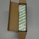 Christmas Bathroom Box Sign Decoration 5"x5", Green Wooden Box Signs Indoor Square Block Artwork for Decor Holiday Winter Sign Plaque